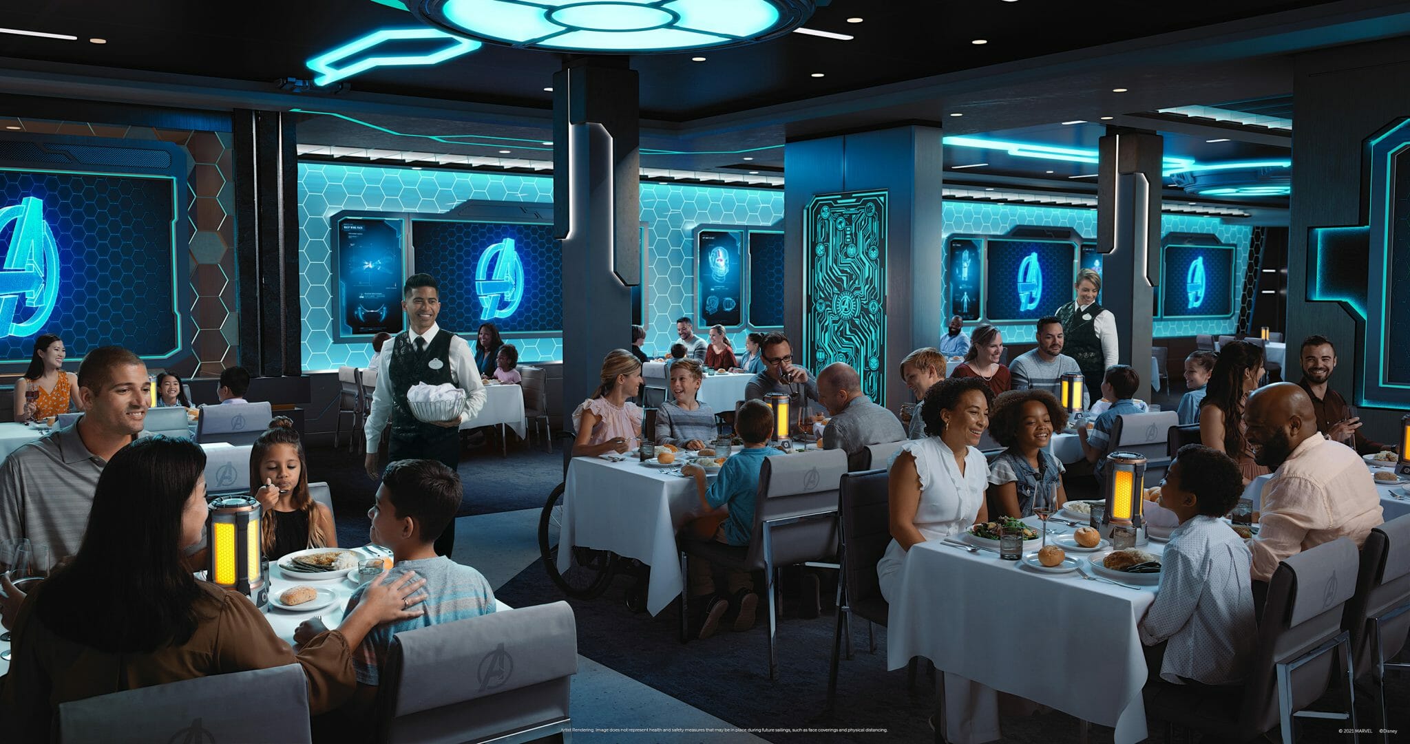 Novos detalhes sobre o restaurante da Marvel no Disney Wish