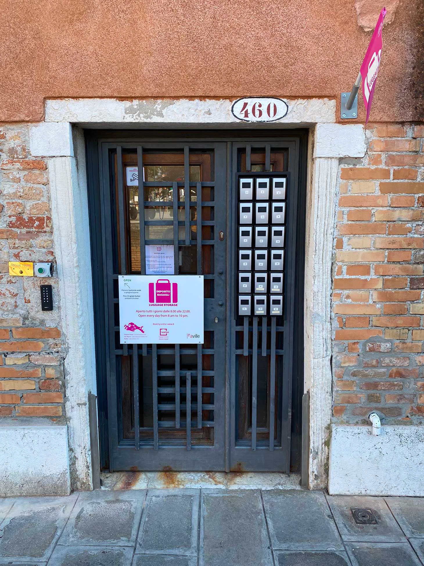 Piazzale Roma Terminal Bus VAISE Luggage Lockers in the centre of