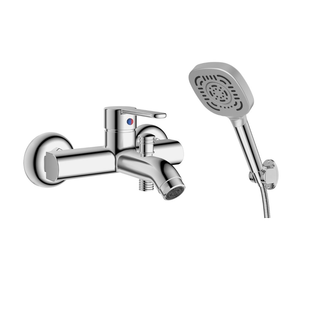 Exposed Bath Mixer With Shower Kit Vala