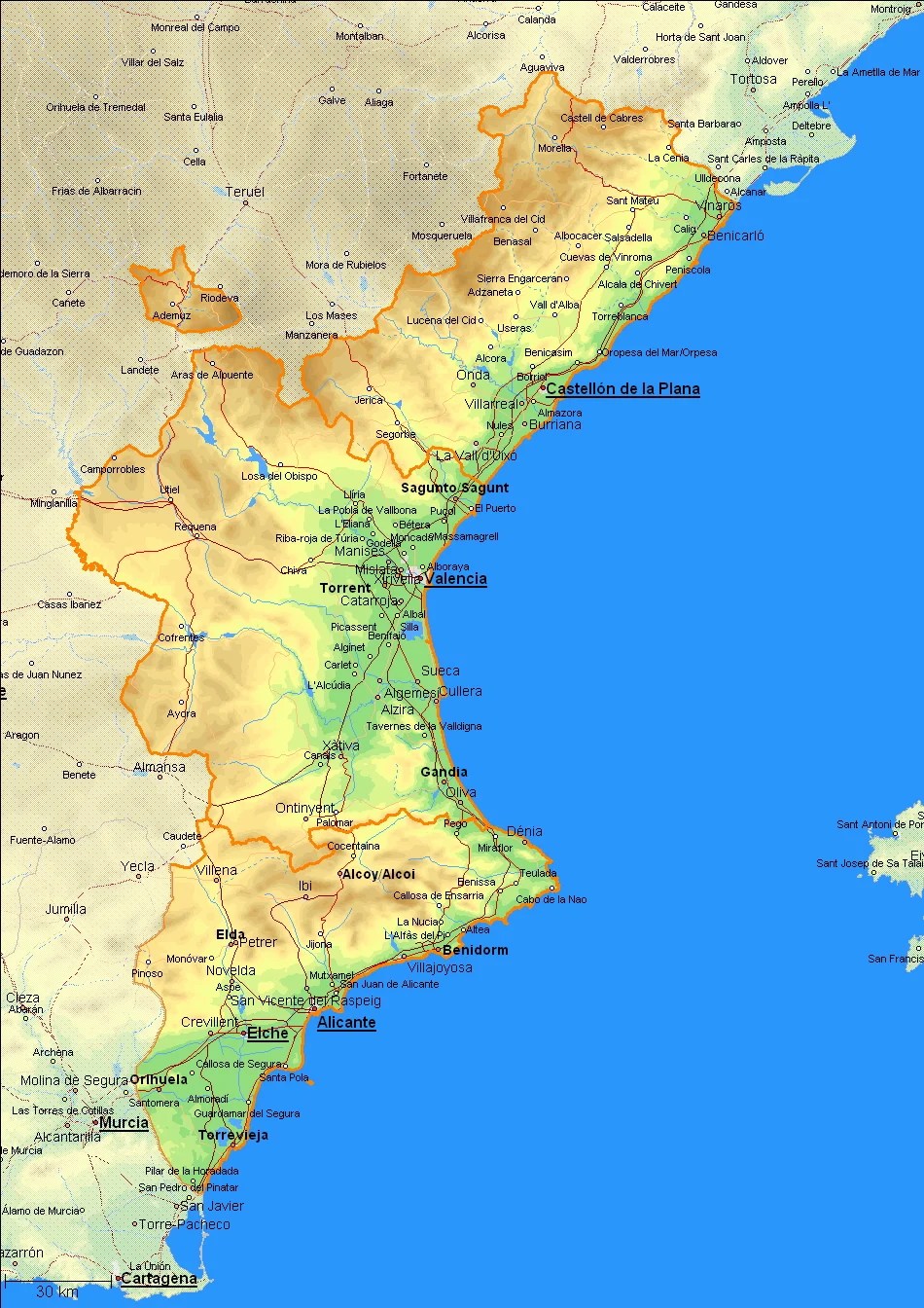 Valencia en General Ubicación y Datos