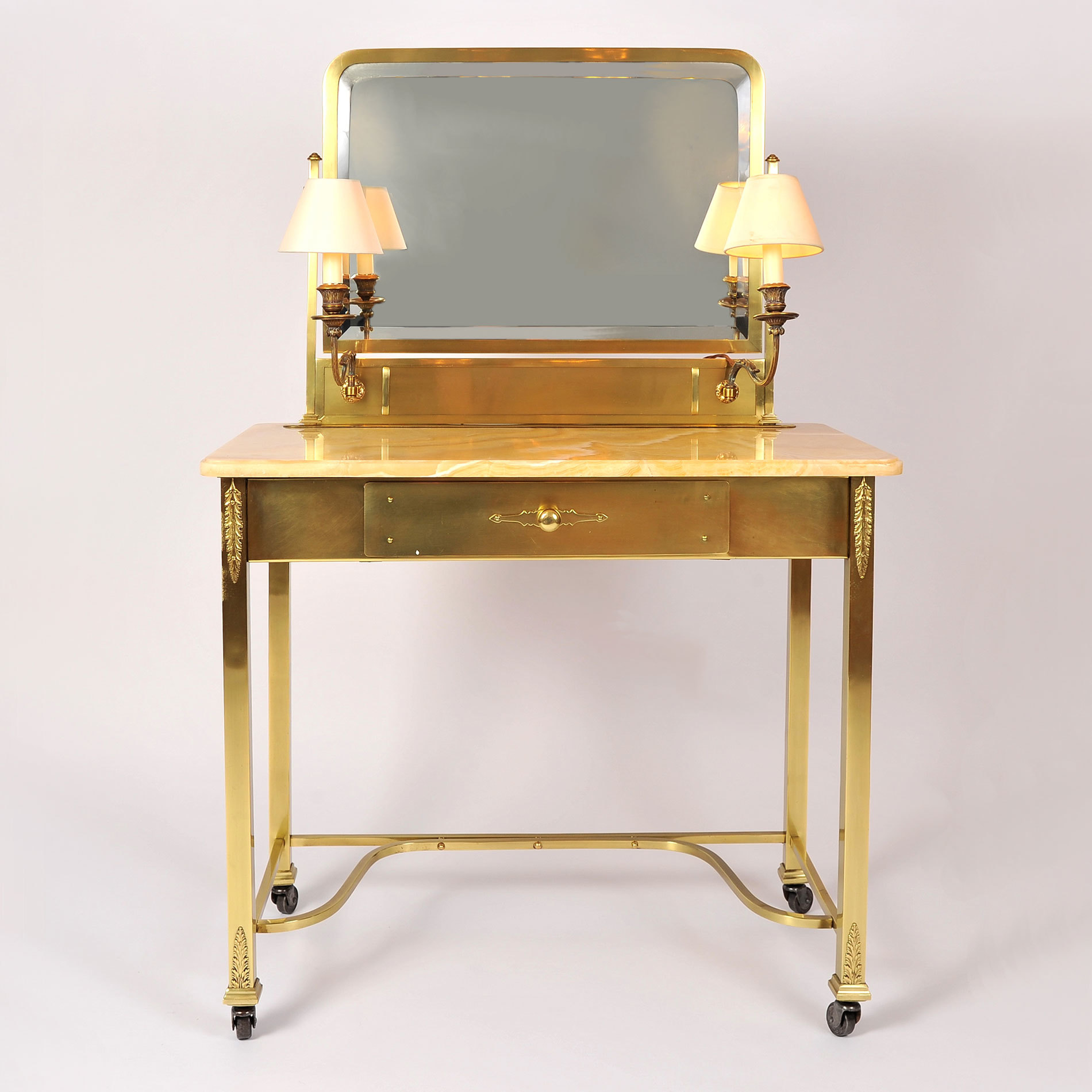 1950s Italian marble and brass dressingtable Valerie Wade