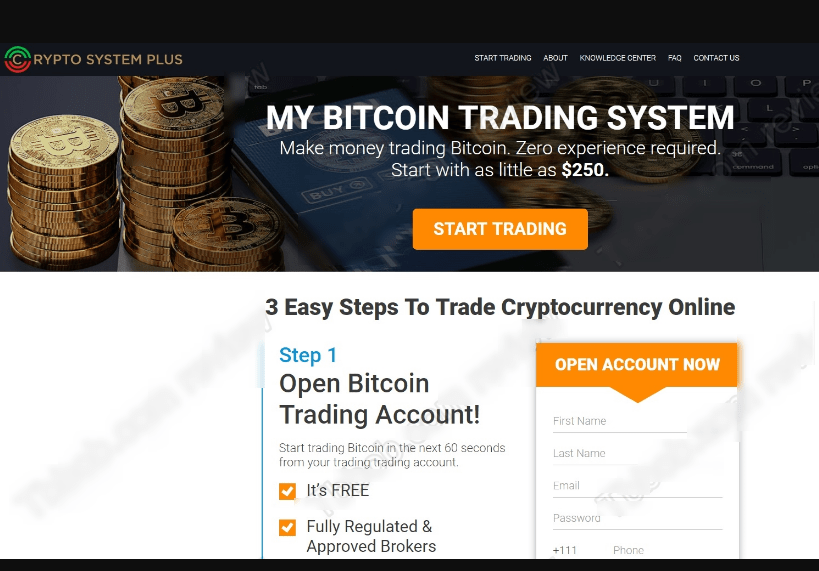 Crypto System Plus Review A Scam Trading System It Is