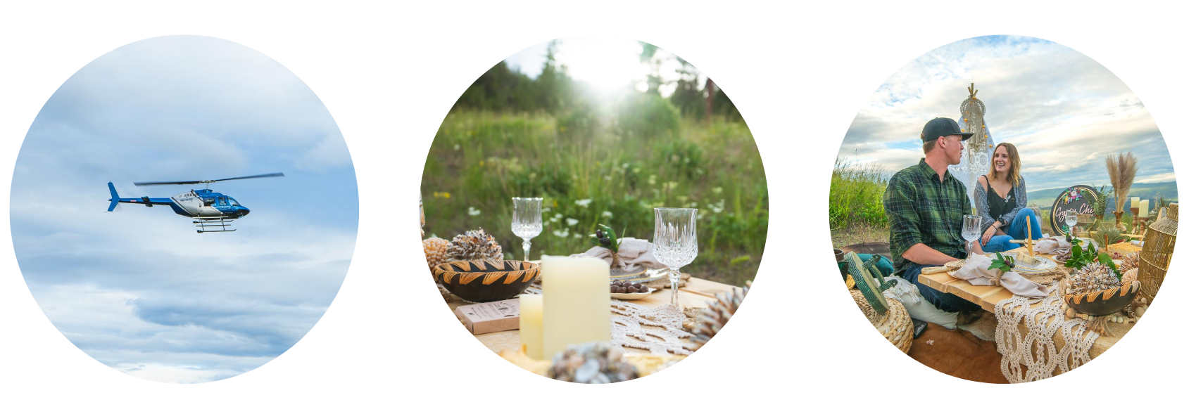 Kelowna's Premiere Luxury Picnics Valhalla Helicopters