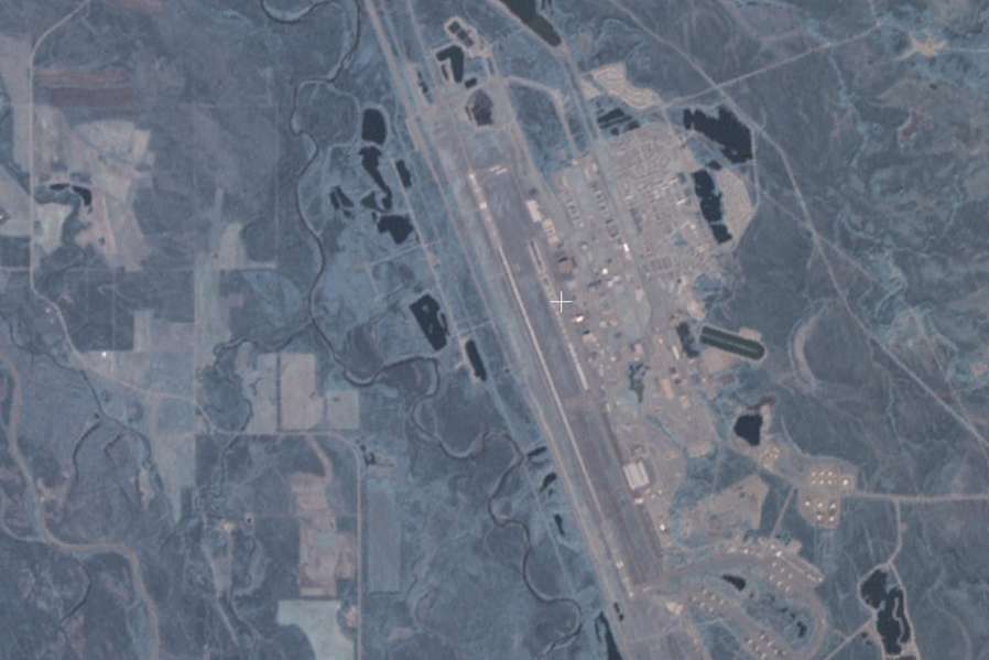 Salcha (Fairbanks), Eielsonova základna vzdušných sil [1948