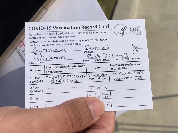 UT Health RGV begins administering vaccine to elderly, highrisk