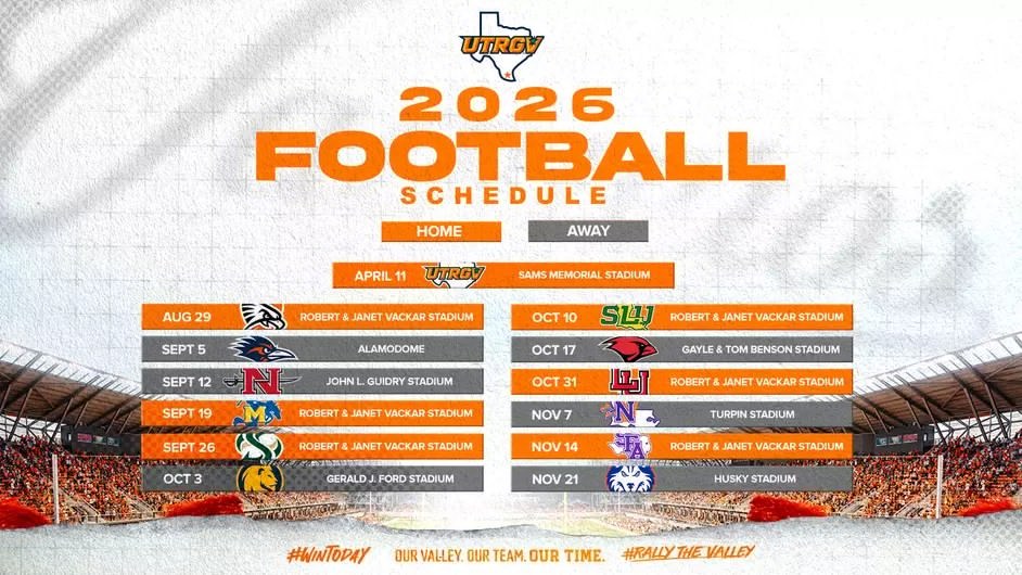 Utrgv Releases 2026 Football Schedule Kveotv