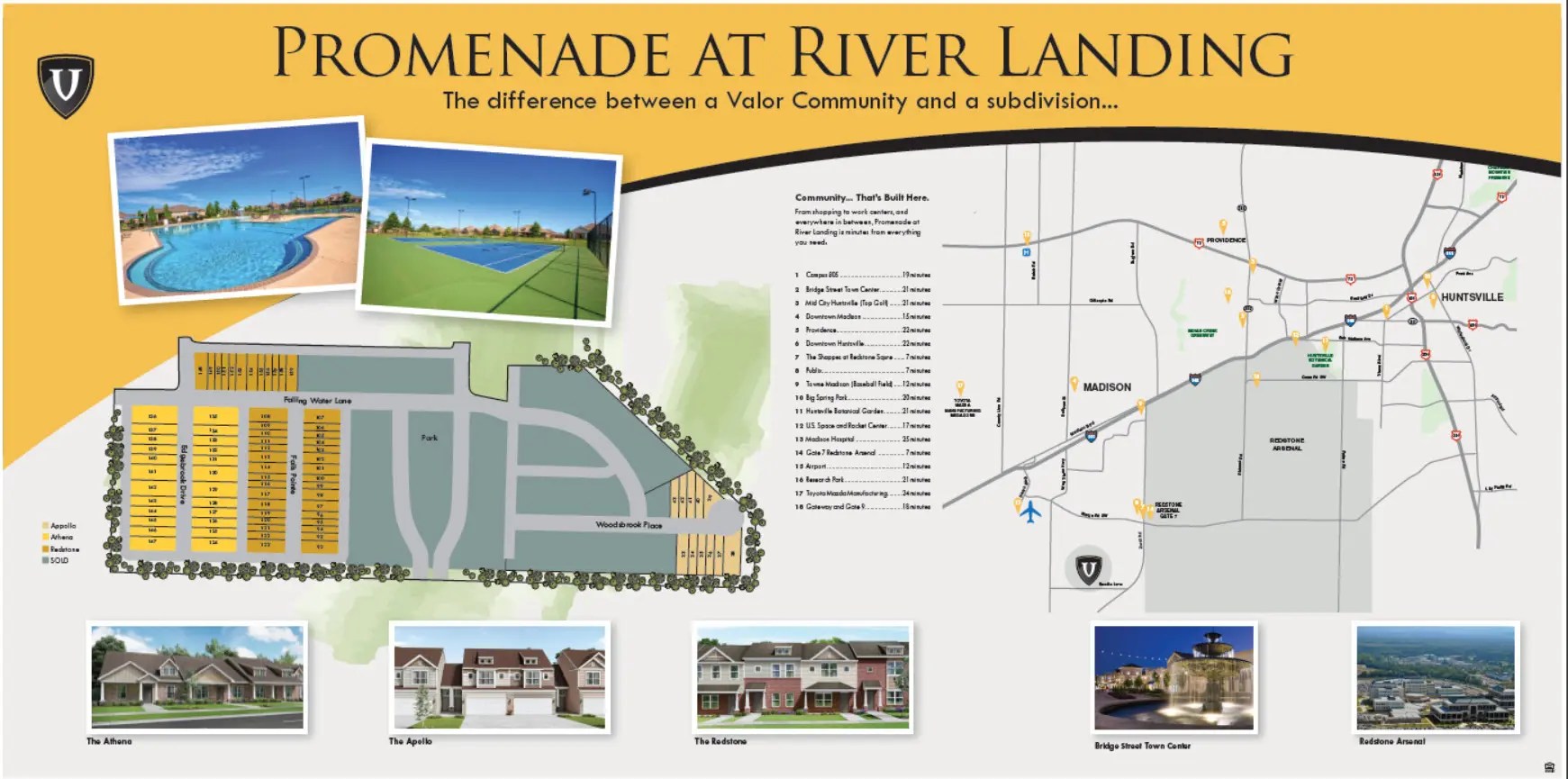 Promenade at River Landing New Homes in Huntsville/Triana, AL, AL