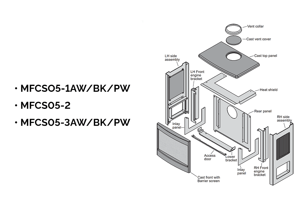 Madrona Freestanding Gas Stove Model