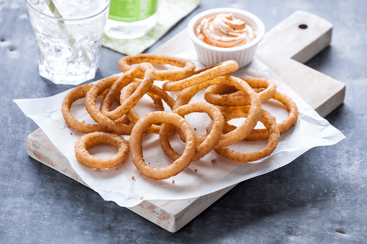 Battered Onion Ring 1/4" (2.5 LB. Bag) Valu Foods