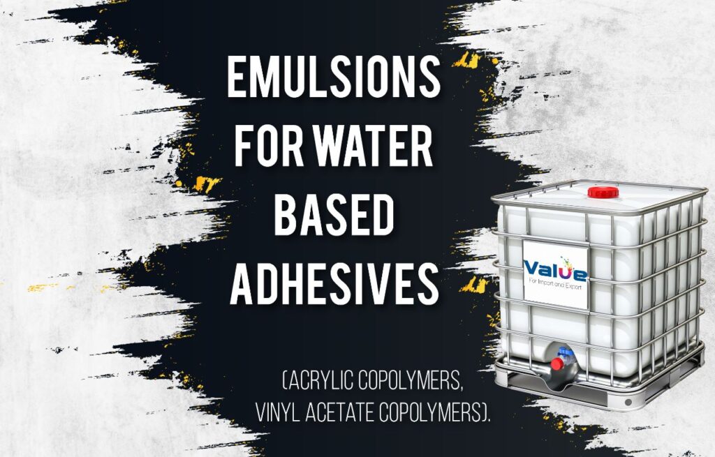 Water Based Emulsions and resins Value