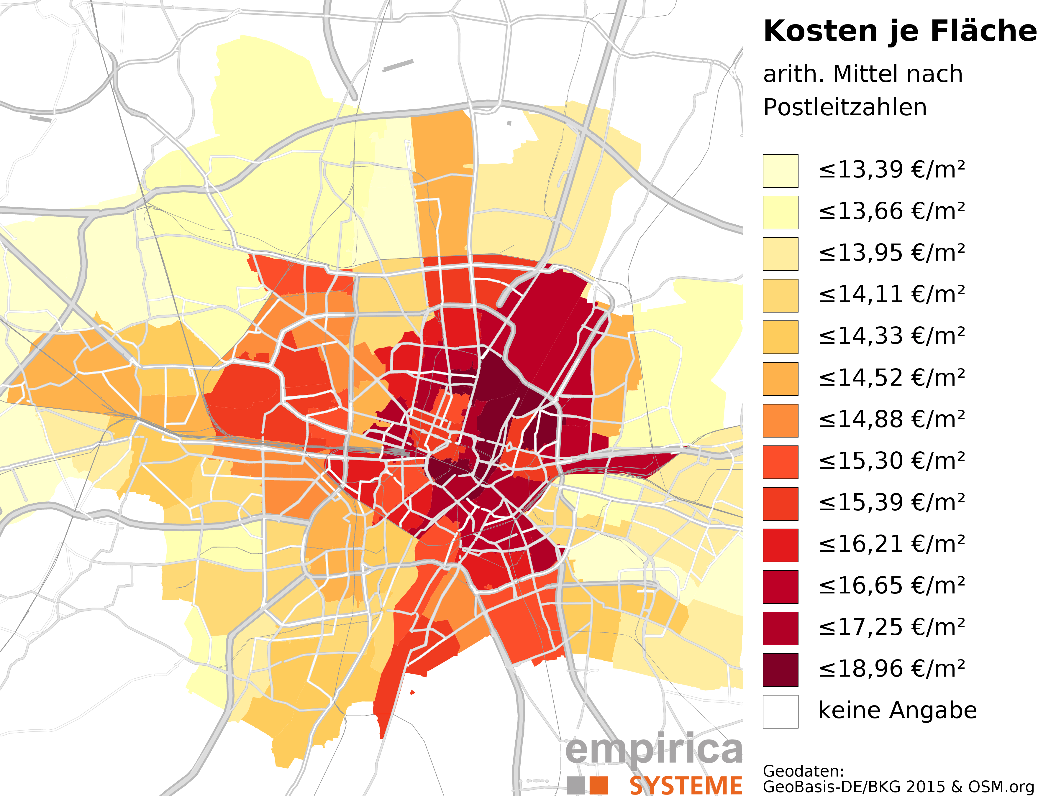Rent maps for Germany Value AG the valuation group