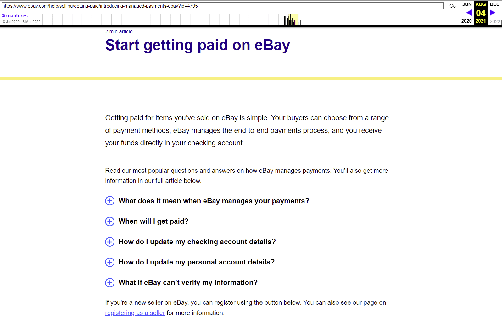 eBay Blocks American Express For Select Categories In Managed Payments