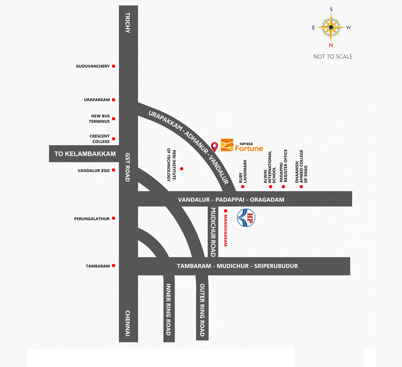 Serasa Fortune Premium Villa Plots in Mannivakkam Adhanur by Value Realitty