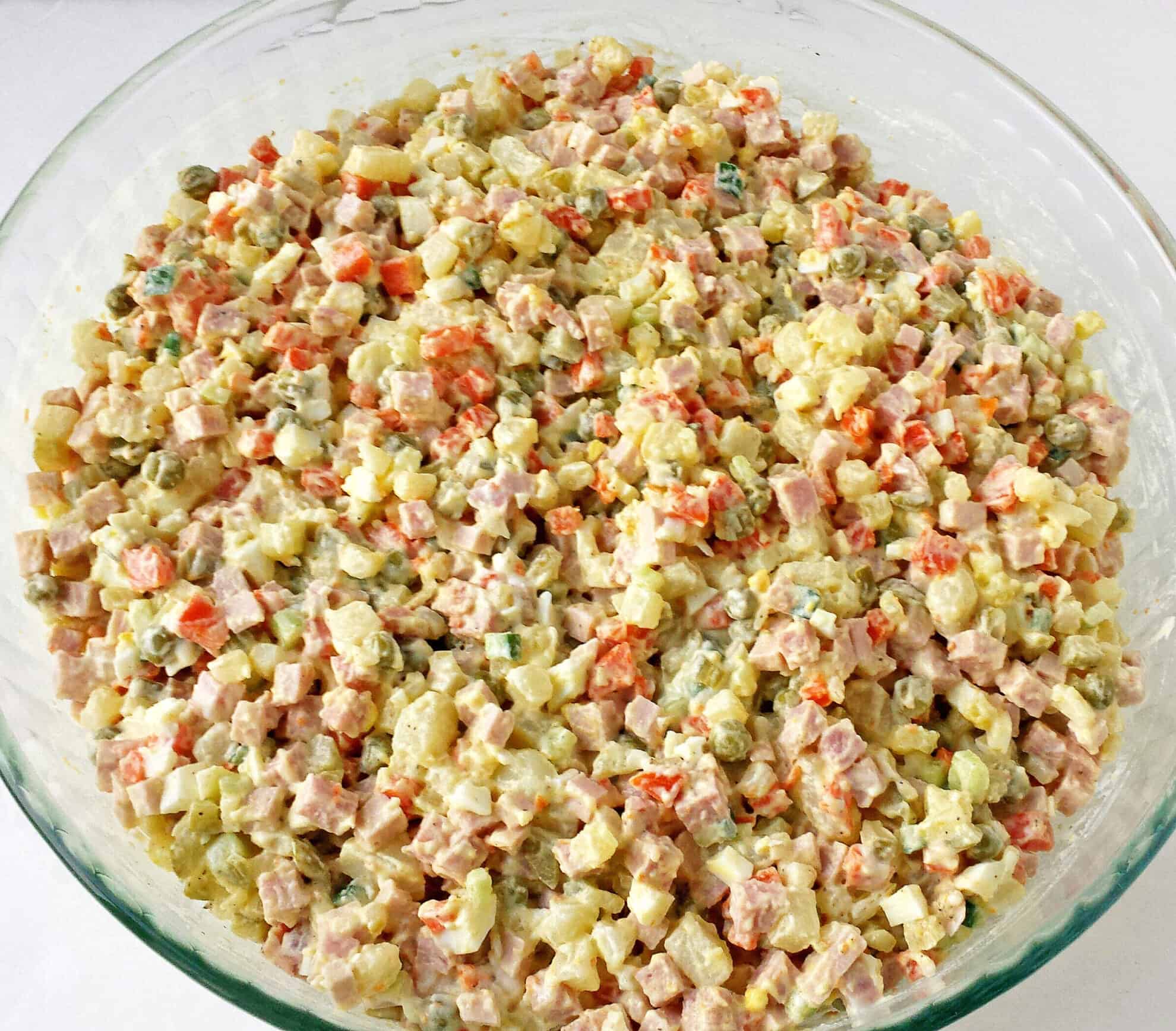 Ukrainian Potato Salad (Olivie) Салат "Оливье" Valya's Taste of Home