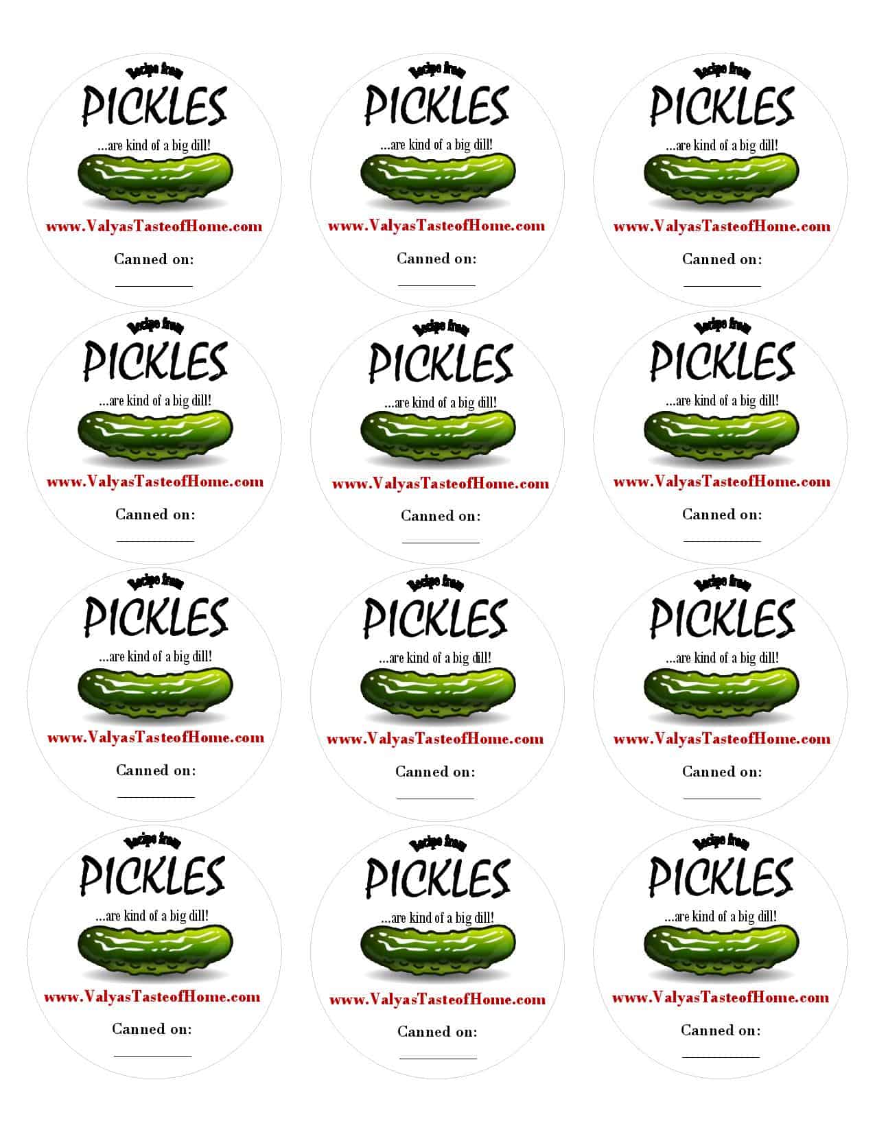 Easy Canned Dill Pickles Recipe Valya's Taste of Home
