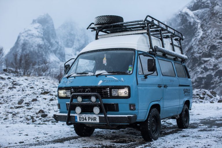 High Top T3 Syncro with Serious Roof Rack Vanagon Hacks & Mods