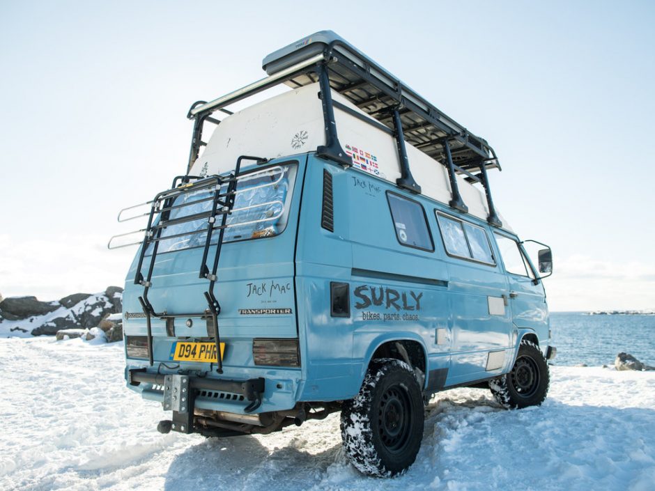 High Top T3 Syncro with Serious Roof Rack Vanagon Hacks & Mods