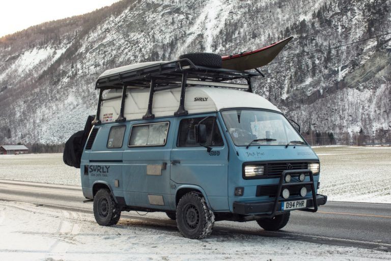 High Top T3 Syncro with Serious Roof Rack Vanagon Hacks & Mods