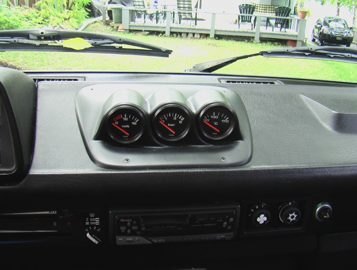 Vanagon gauges placement ideas Vanagon Hacks & Mods