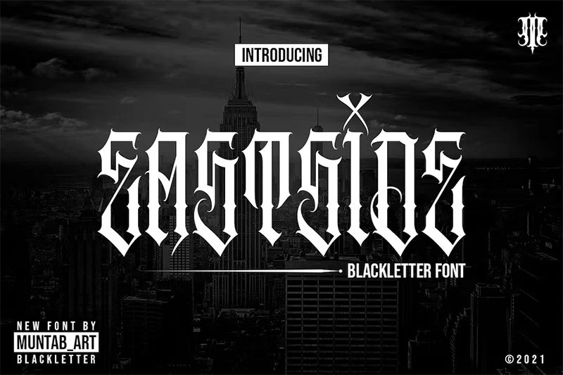 27 Gangster Fonts for Creative Design Inspiration