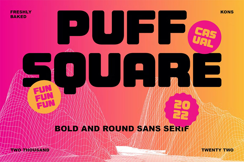 27 Square Fonts to Make a Statement in Your Designs