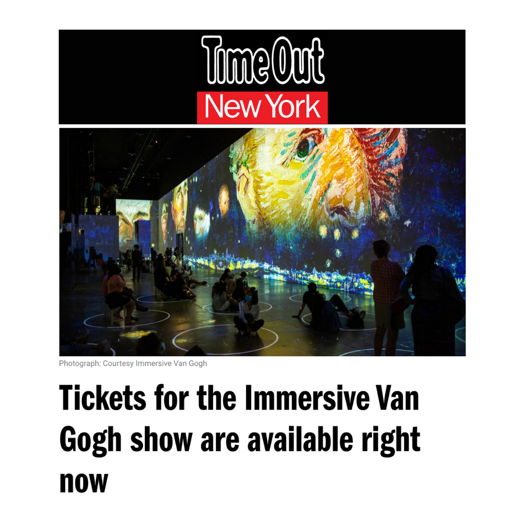 Van Gogh Exhibit New York City The Immersive Experience