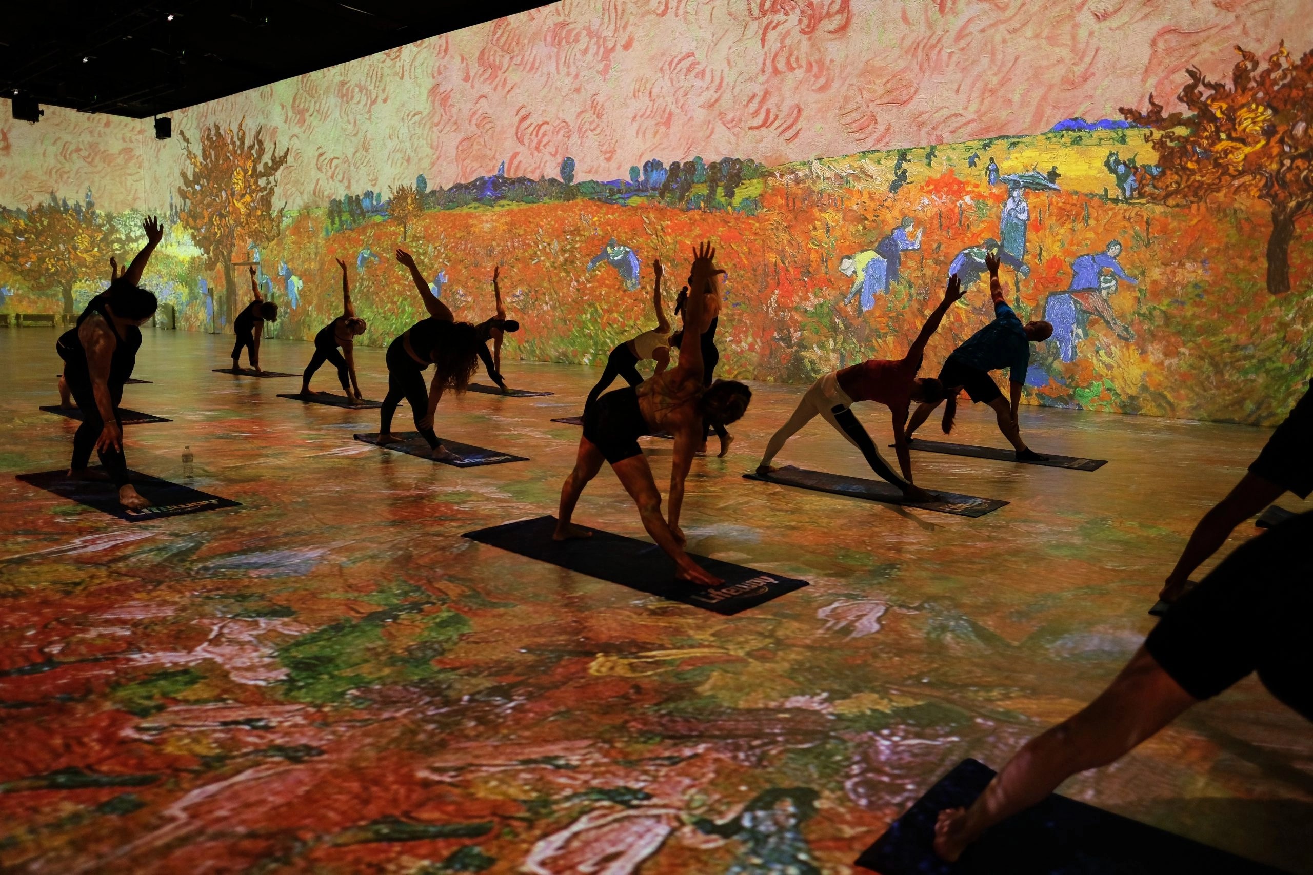 Yoga Classes Immersive Van Gogh NYC