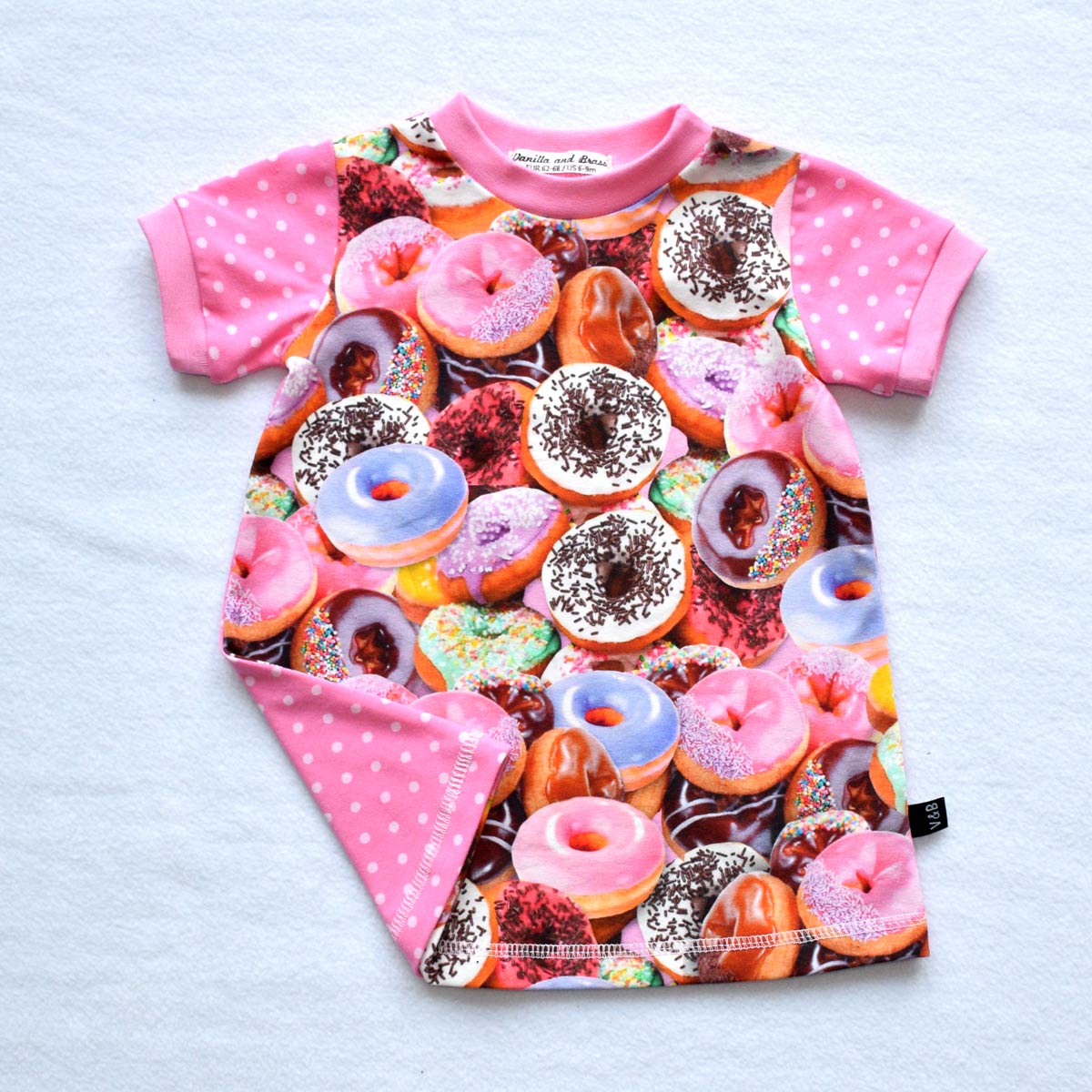 Dazzle /Baby Shirt Jurk/ Maat 62/68 - Op Voorraad - Vanilla And Brass