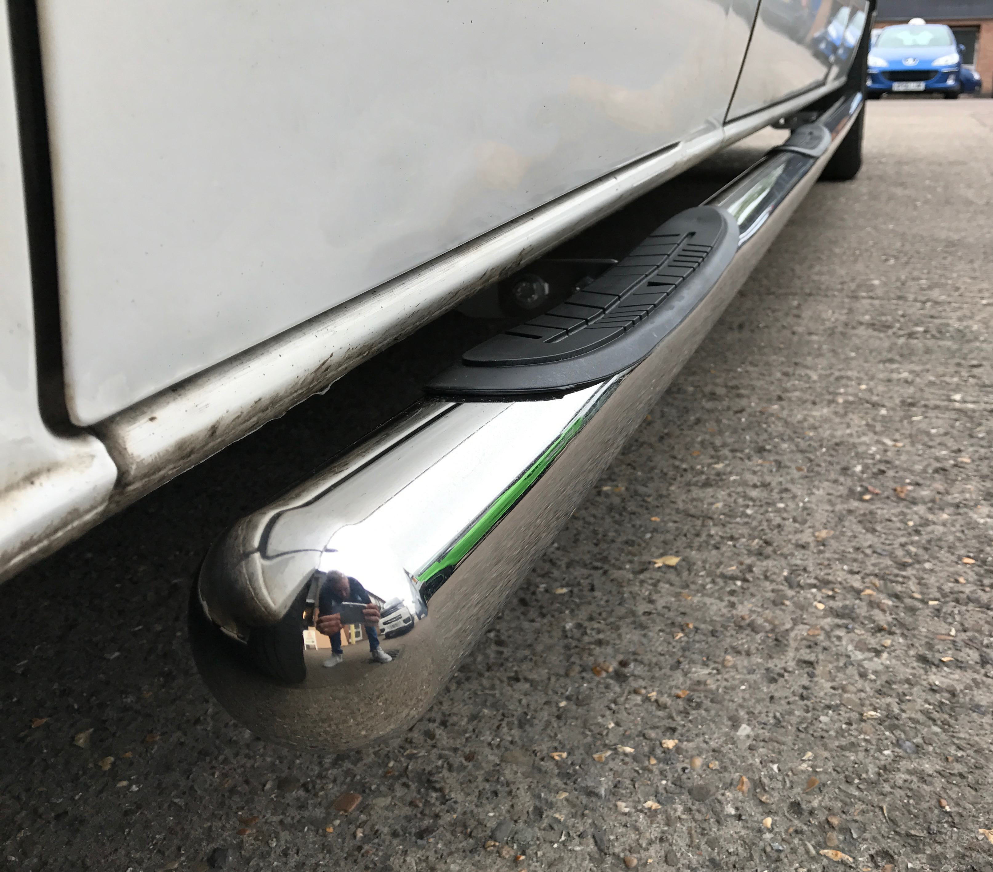 Sprinter/Crafter Stainless Steel Vulcan Side Steps (L3 LWB/L4 XLWB