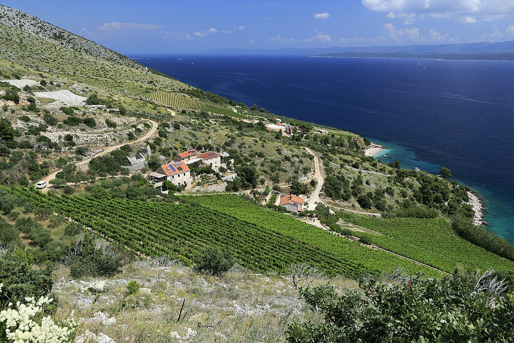 Ile de Brač au large de Split