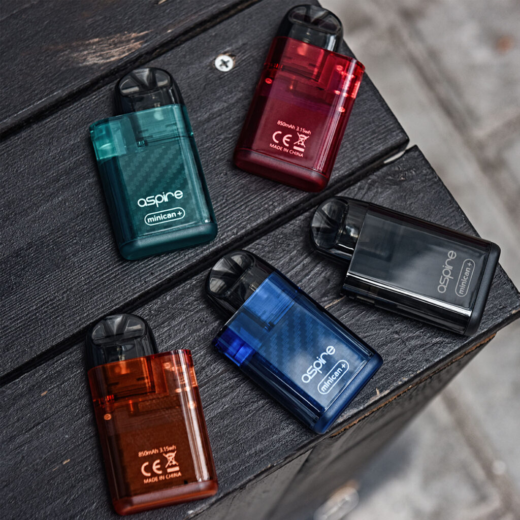 Aspire Minican Plus Pod Kit 850mAh Battery VapeLoft