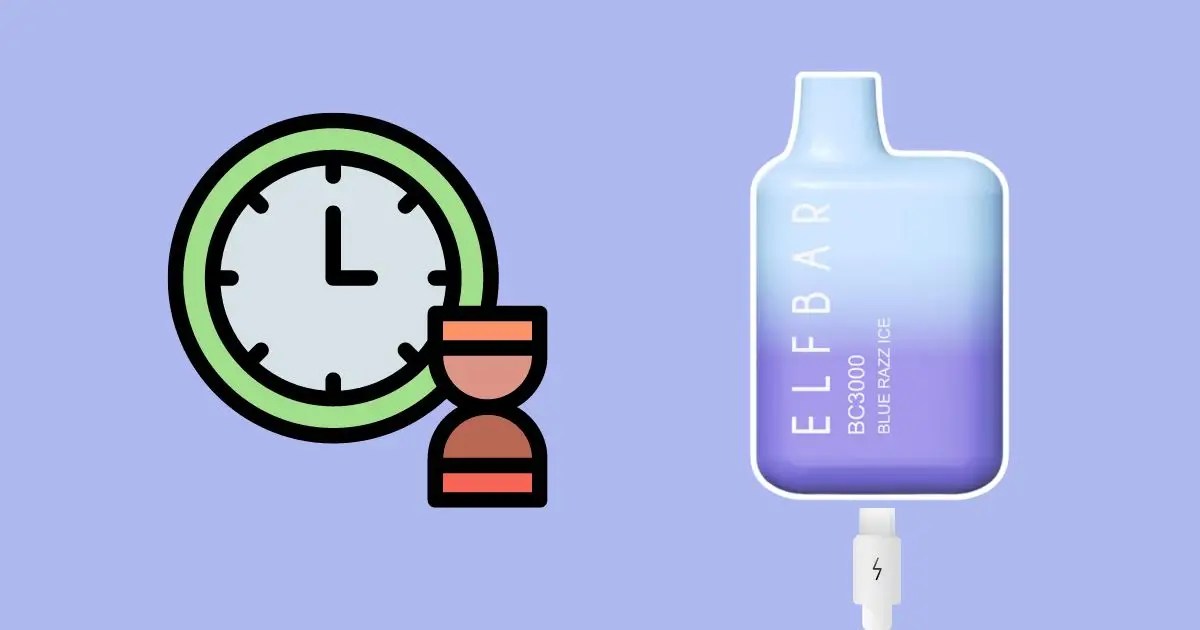 Elf Bar BC3000 Charging Time Can It Charge In 30 Minutes?
