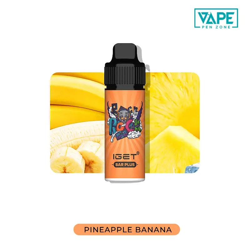 Pineapple Banana IGET Bar Plus 6000 Puffs VapePenZone