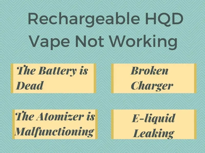 Why Your HQD Vape Not Working? 5 Easy Ways Fix It