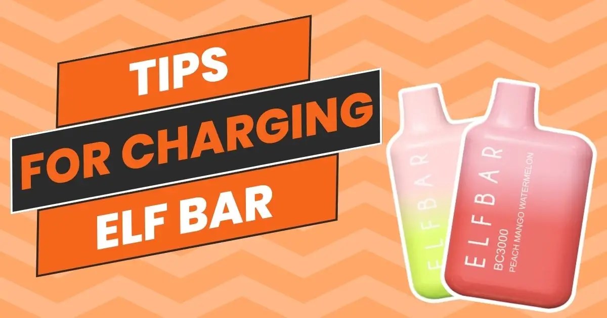 Elf Bar Charging Instructions 4 Steps to keep It Always Ready