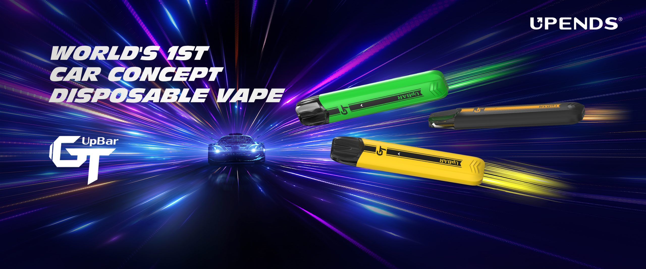 UPENDS Launches World’s First Car Concept Disposable Vape UpBAR GT Vaping Post