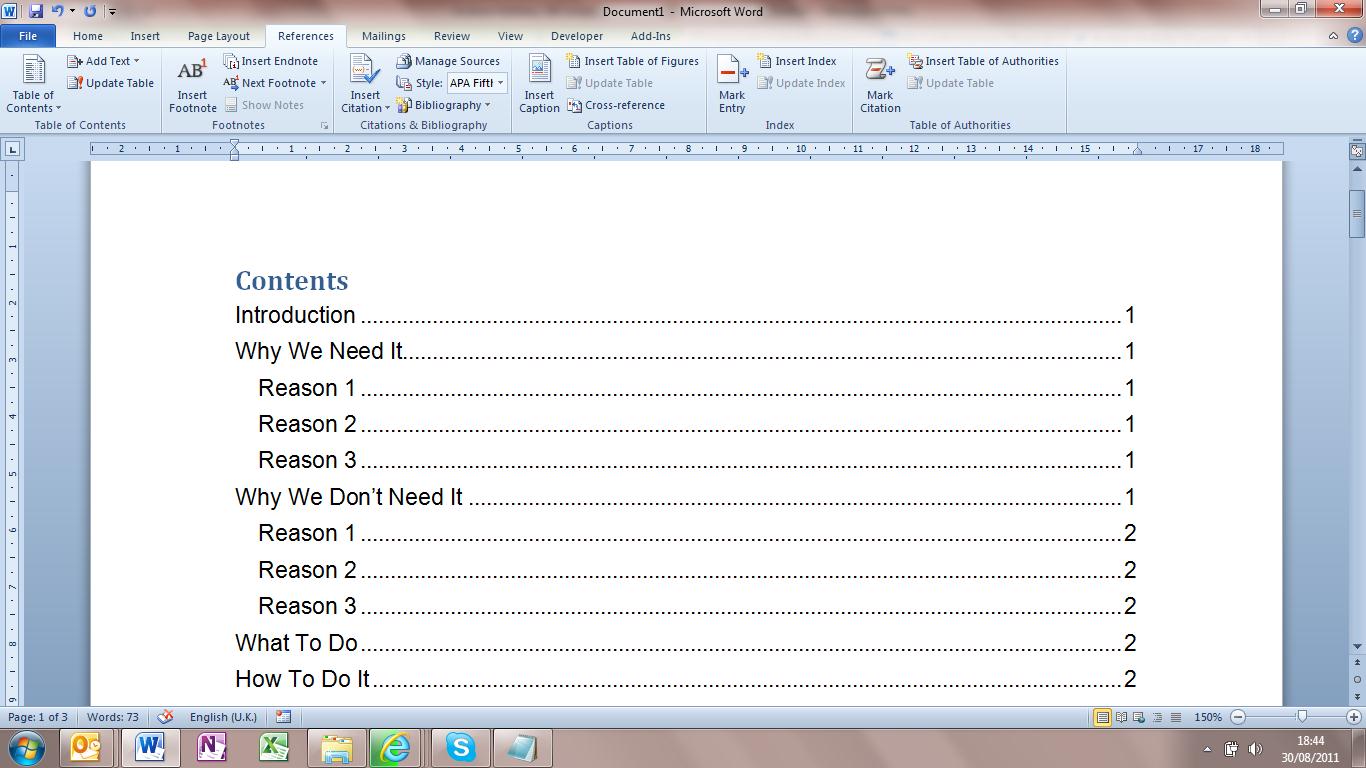Contents Tables the easy way! VA Pro Magazine