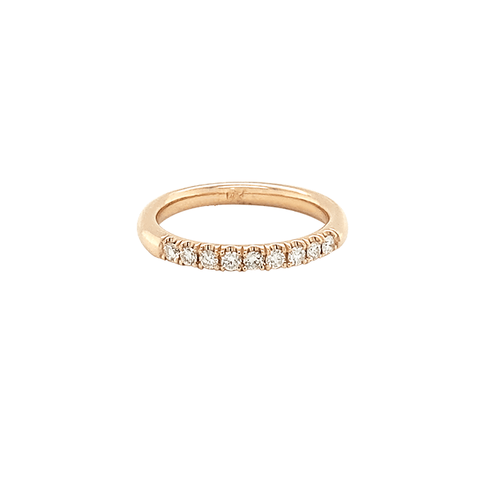 Rose Gold Diamond Wedding Band (11000826) Vardy's Jewelers
