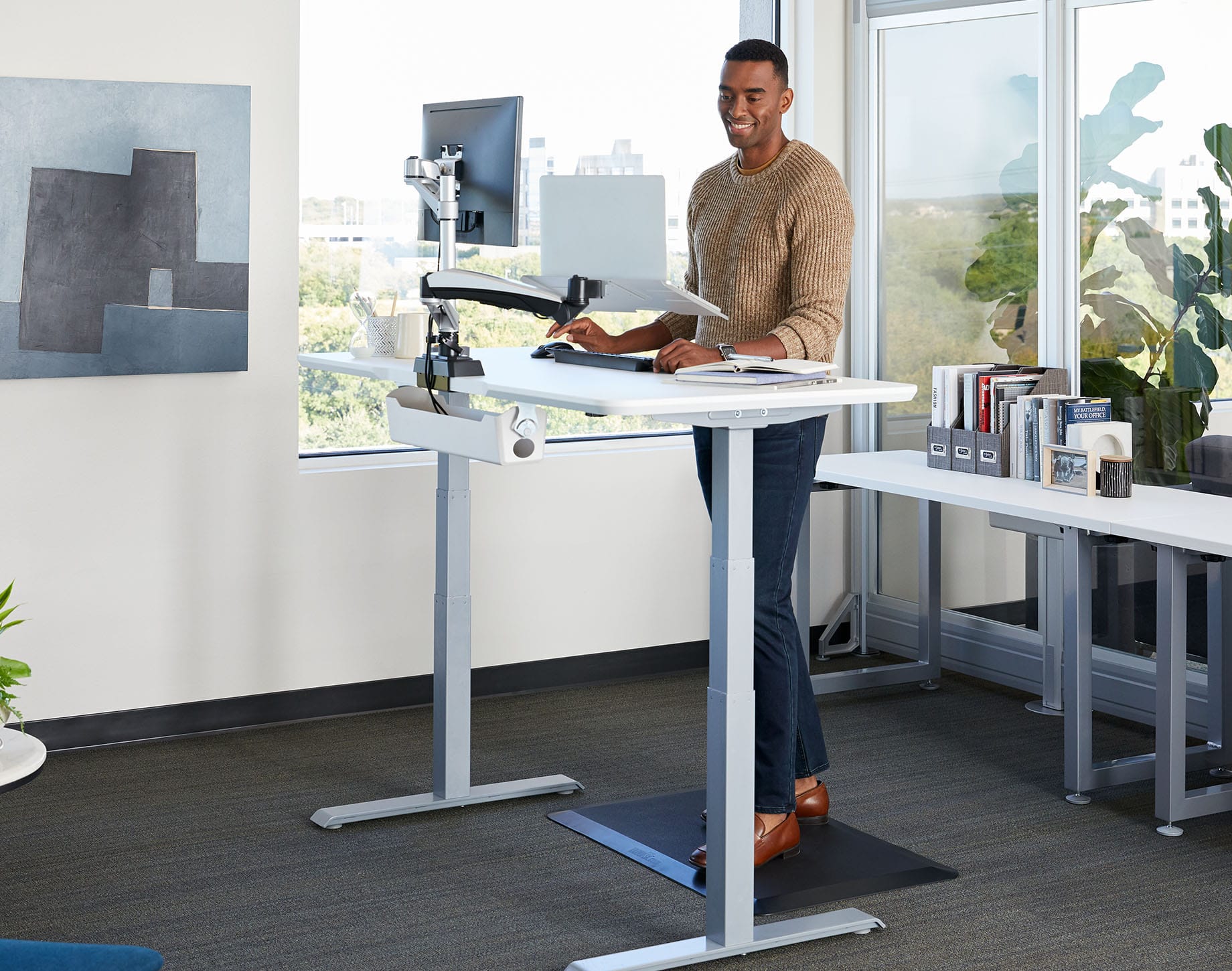 Standing Desks Adjustable SitStand Desks Vari