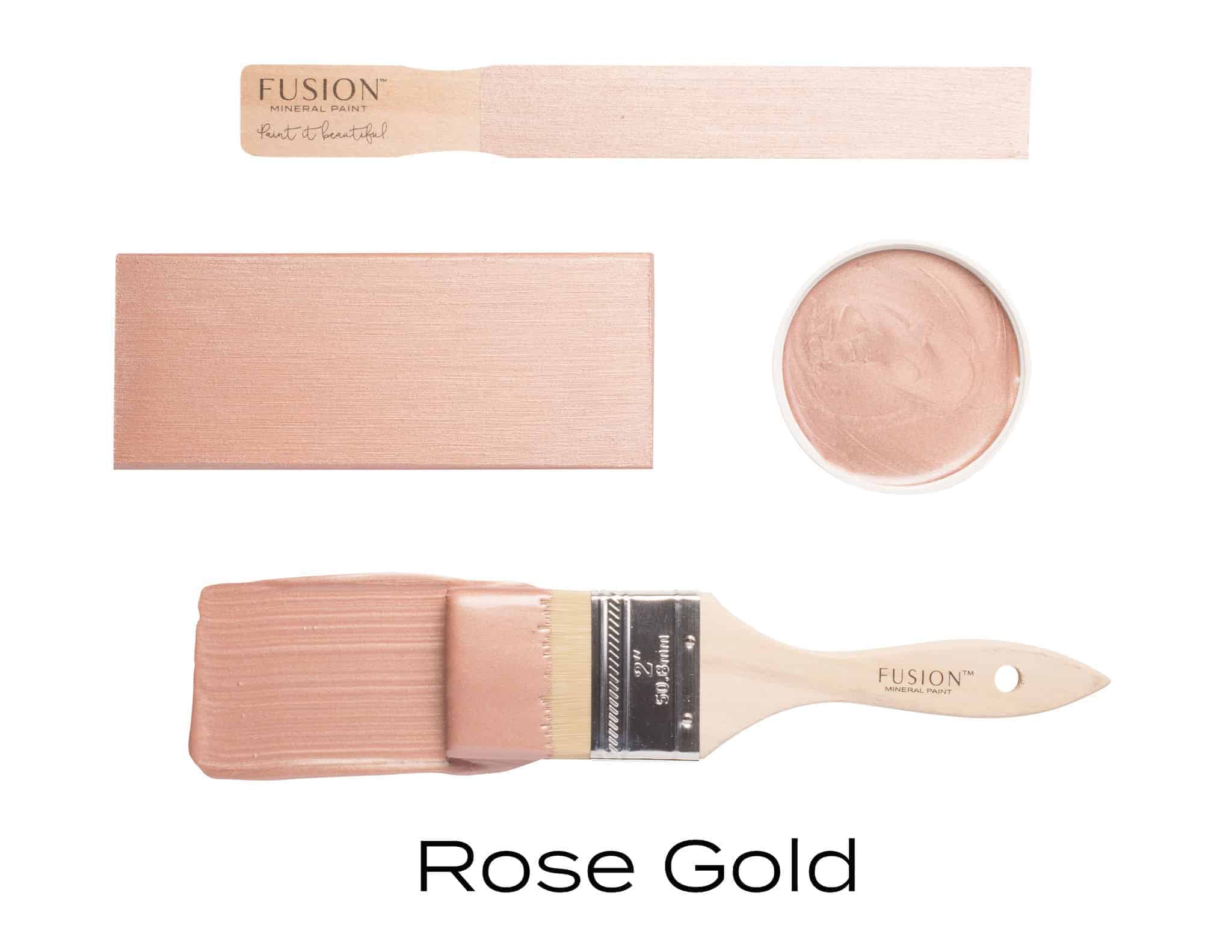 Fusion Mineral Paint Metallics ROSE GOLD Varn