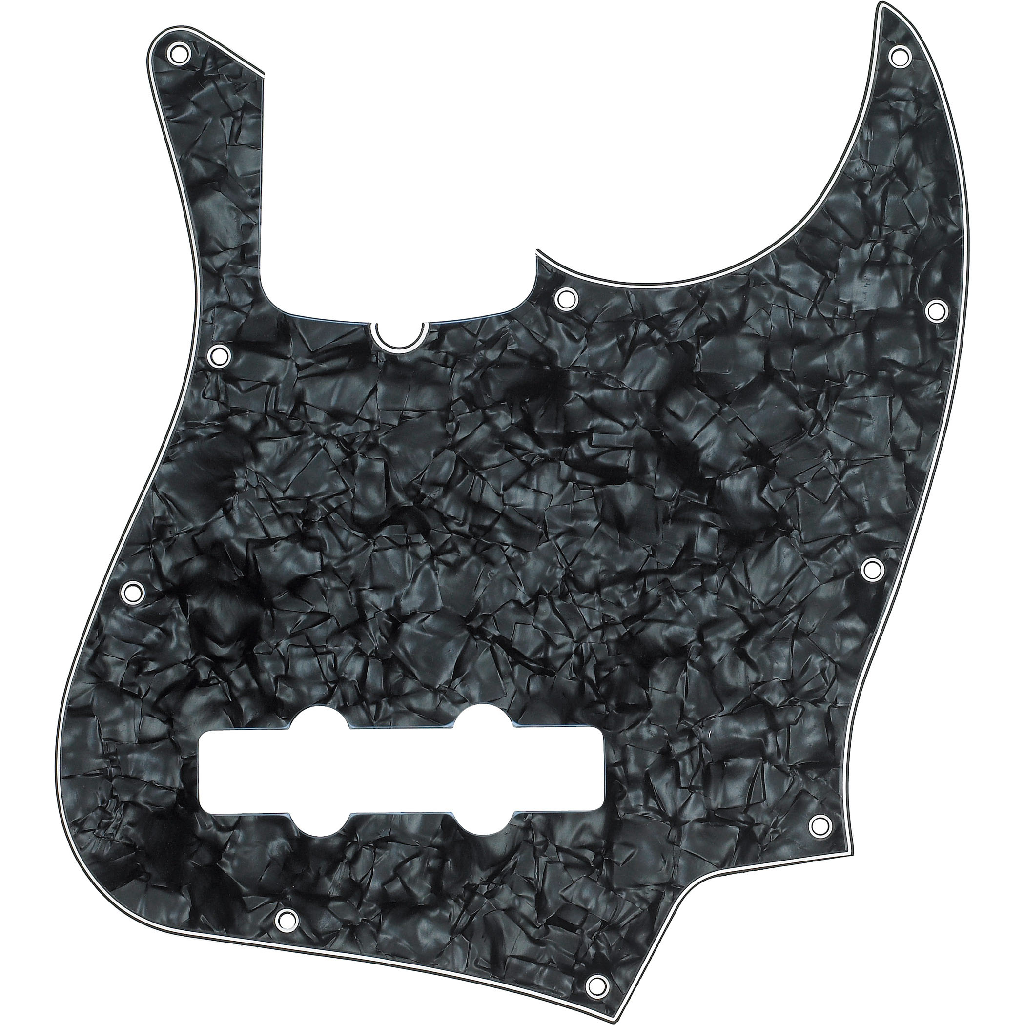 FENDER JBASS PICKGUARD BLACK PEARL