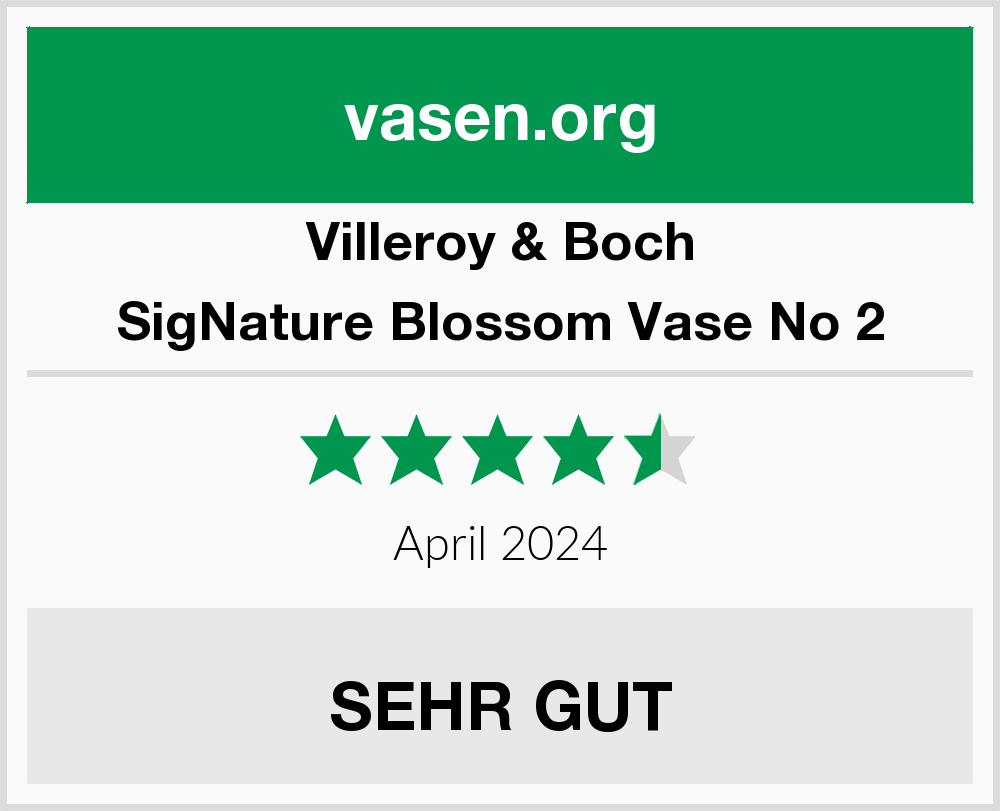 Villeroy & Boch SigNature Blossom Vase No 2 Vasen Test 2024