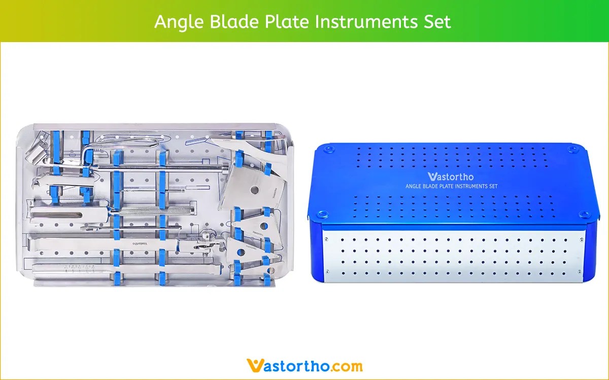 Angle Blade Plate Instruments Set Features & Details • Vast Ortho