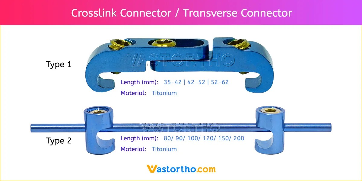 Crosslink Connector Sizes, Uses and Advantages • Vast Ortho