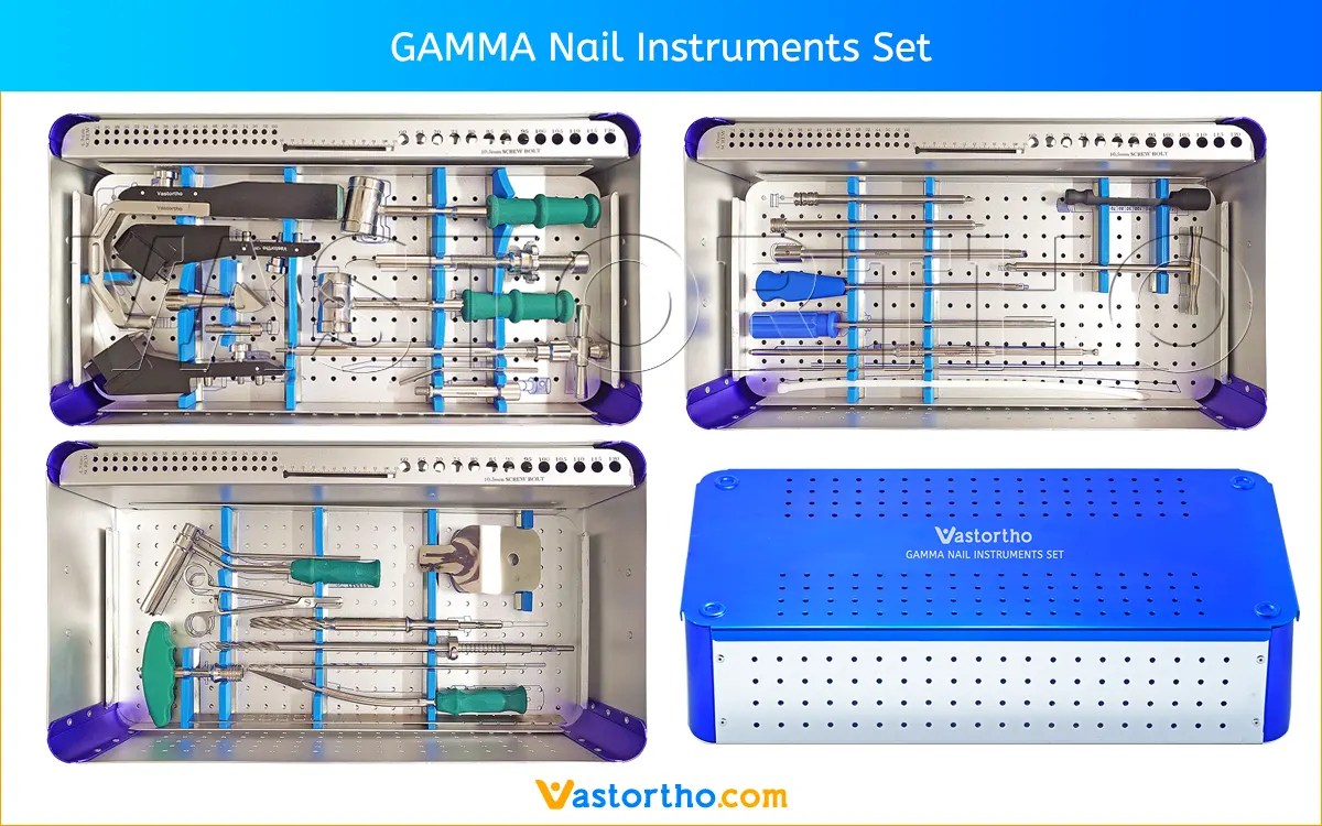 Gamma Nail Instruments Set Features, Images & Set details • Vast Ortho