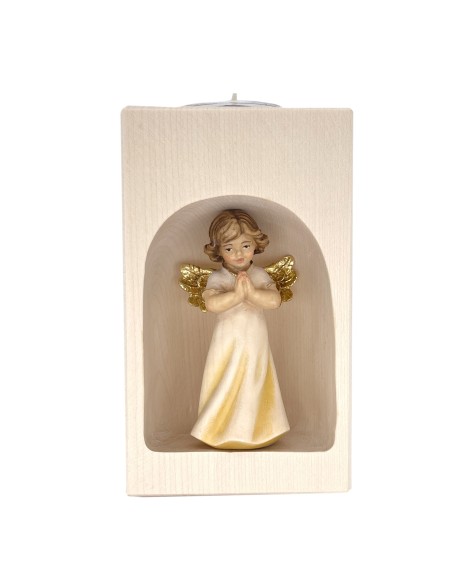 Praying Angel Wooden statue candle holder Vatican Gift