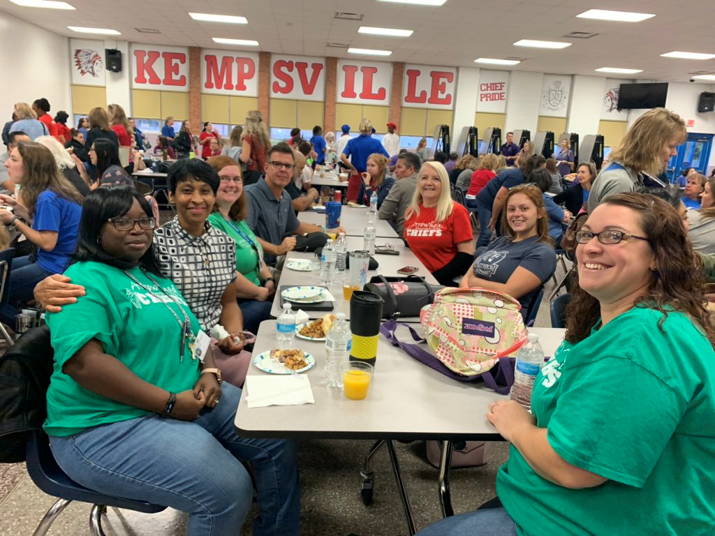 New conference teachers from all grade levels The Core