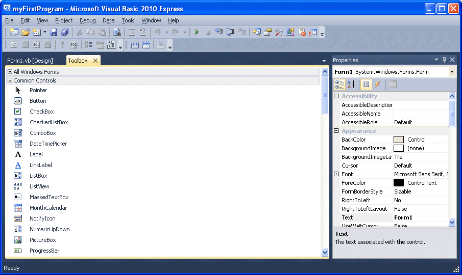 Visual Basic 2010 Lesson 2Working with Controls Visual Basic Tutorial