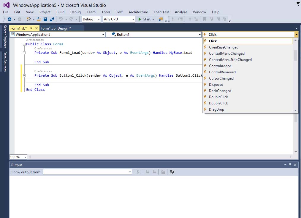 Visual Basic 2015 Lesson 4 Writing the Code Visual Basic Tutorial