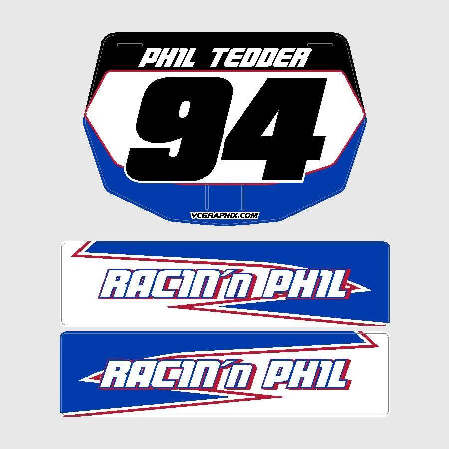 Kids Balance Bike Sticker Kit Stock